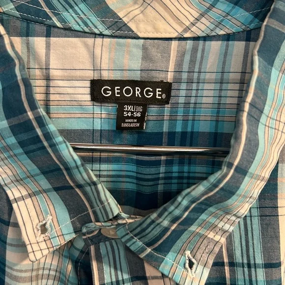 George | Shirts | George Brand Mens Button Up Shirt Size 3xl Color Blue | Poshmark George | Shirts | George Brand Mens Button Up Shirt Size 3xl Color Blue | Poshmark